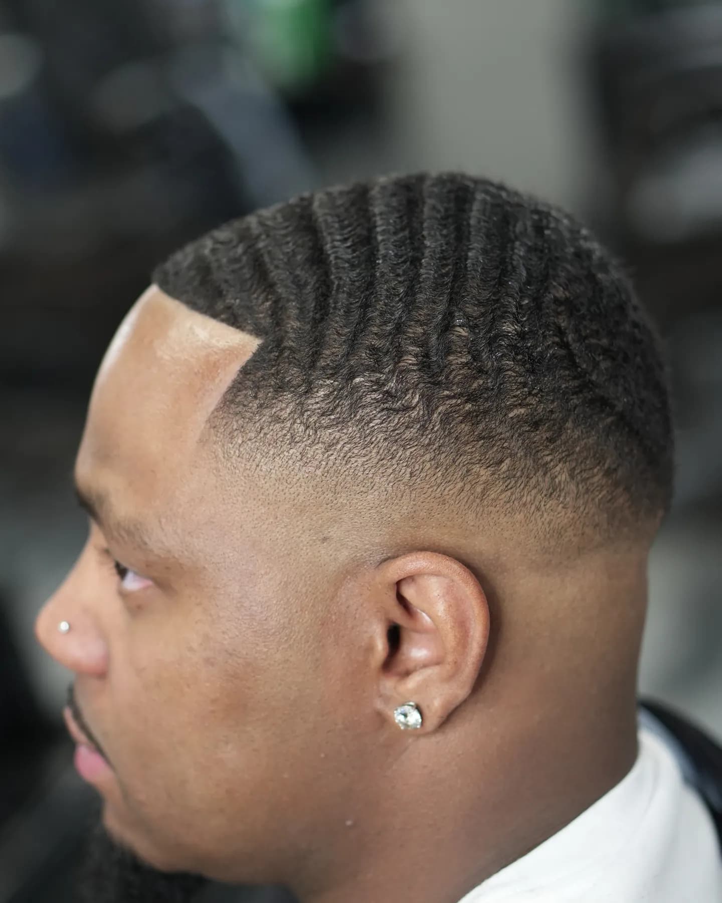 360 waves with a sharp line up and low fade at VIP Barber Lounge, Denver & Aurora