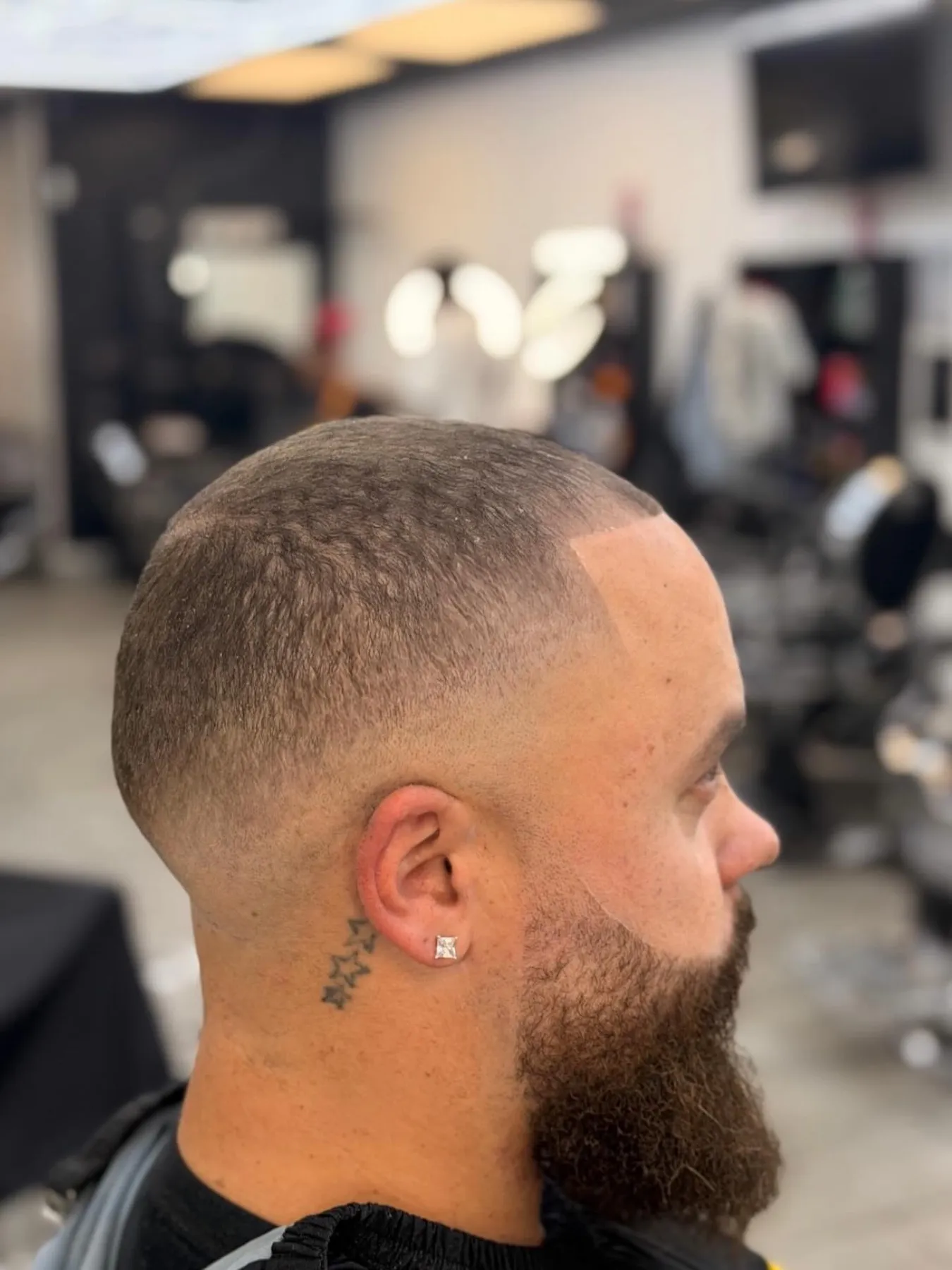 Skin fade and beard lineup at VIP Barber Lounge, Denver & Aurora